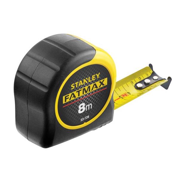 Stanley0-33-728 Fatmax Black Armor Metric Measuring Tape - 8m