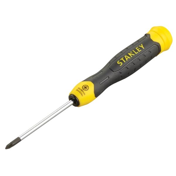 Stanley0-64-955 Flared Magnetic Screwdriver 1pt x 75mm - 1pt x 75mm