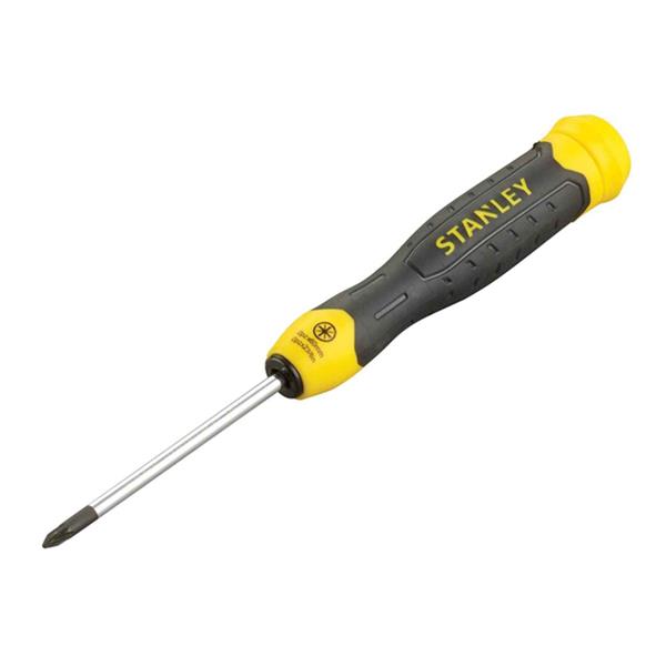 Stanley0-64-974 Flared Magnetic Screwdriver 1pt x 75mm - 2pt x 75mm