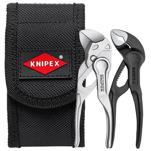 Knipex00 20 72 V04 XS Mini Pliers Set XS in Belt Pouch 2pc