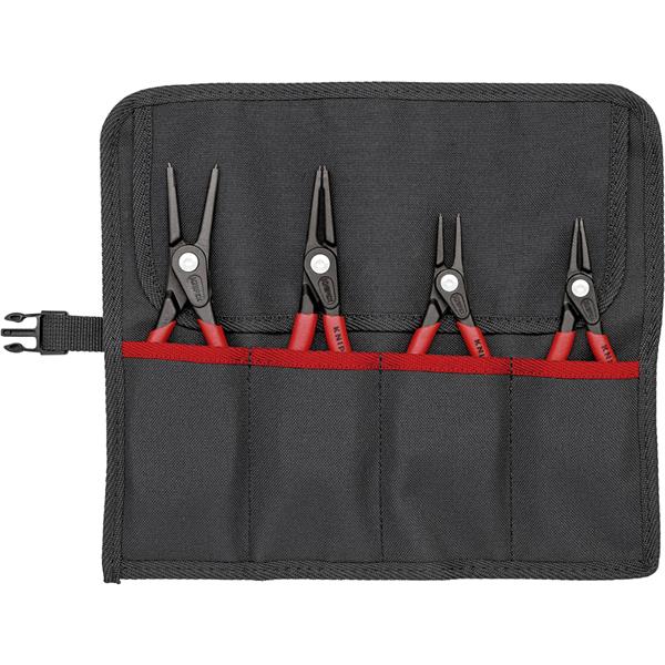 Knipex00 19 57 4 Piece Precision Internal & External Circlip Pliers Set in Tool Roll