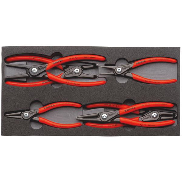 Knipex00 20 01 V02 6 Piece Precision Circlip Plier Set In Foam Tray