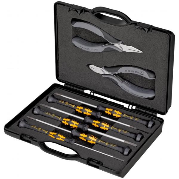 Knipex00 20 18 ESD Case for Electronics Pliers 8 Piece