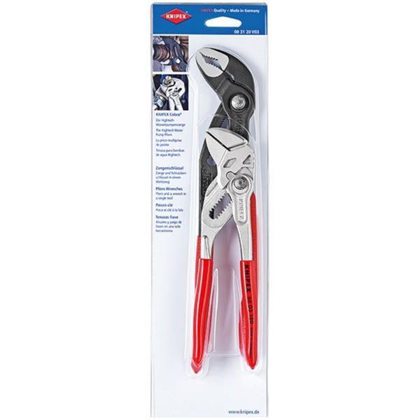 Knipex00 31 20 V03 Cobra Plier and Plier Wrench Set 2 Piece