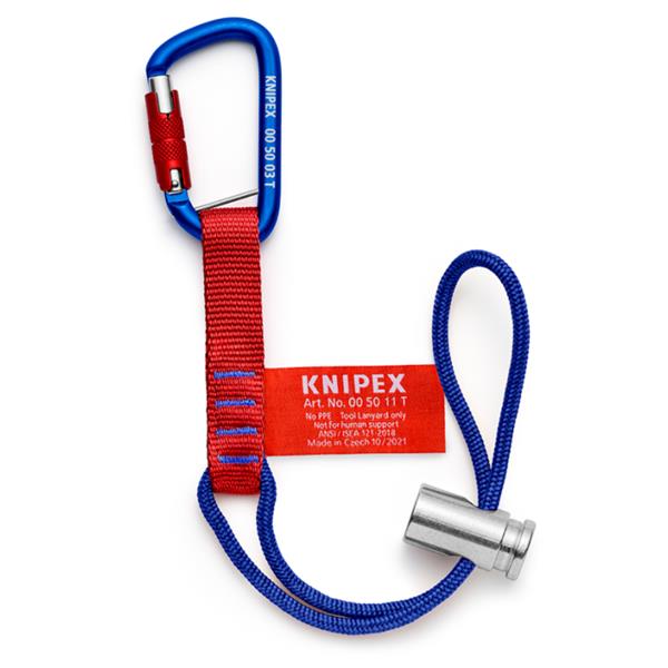Knipex00 50 13 TB K Adapter Straps with fixated carabiner