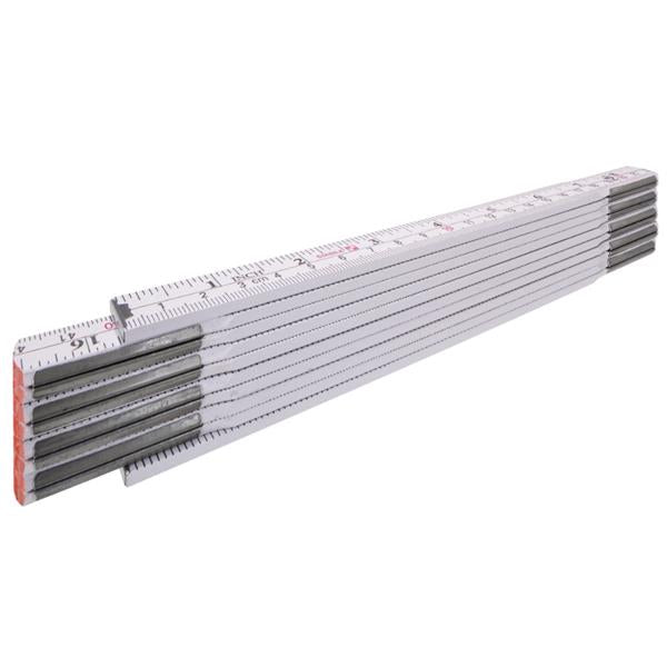 StabilaType 600 Wooden folding rule (white)