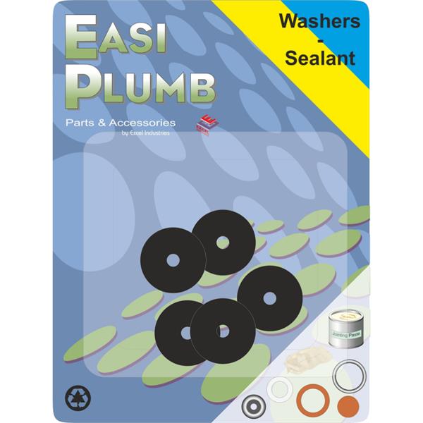 EasiplumbPack 5, 3/4" Flat Tap Washers