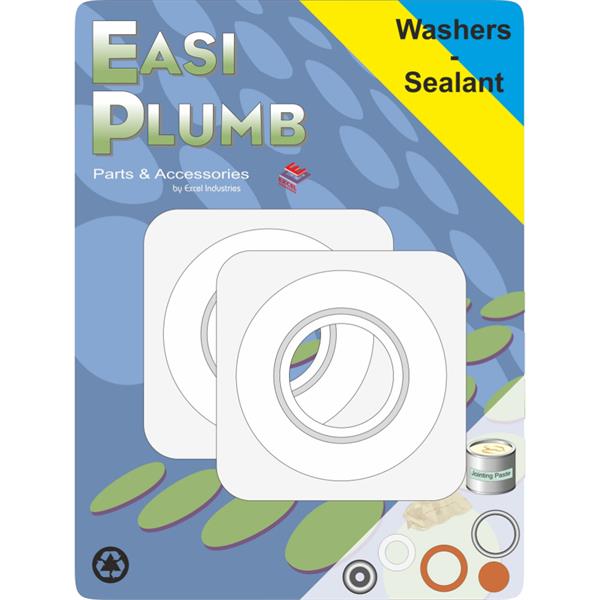 EasiplumbPack 2, 1/2" Top Hat Washers