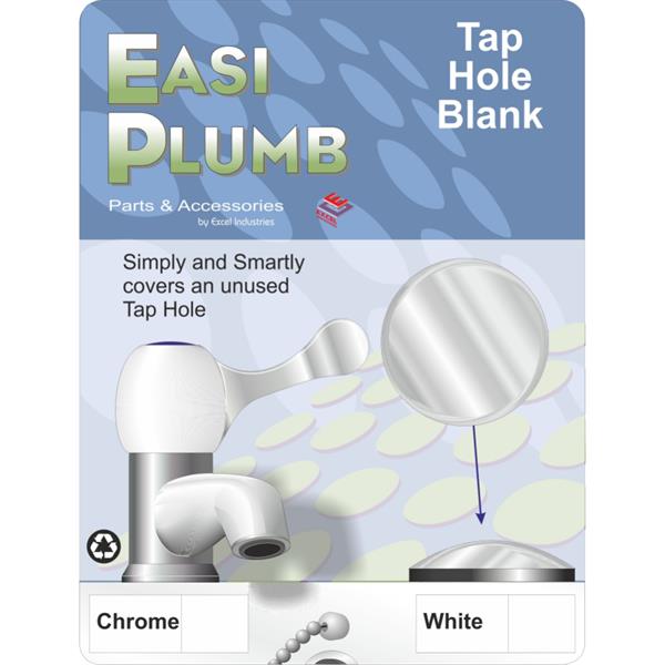 EasiplumbChrome Plated Tap Hole Blank