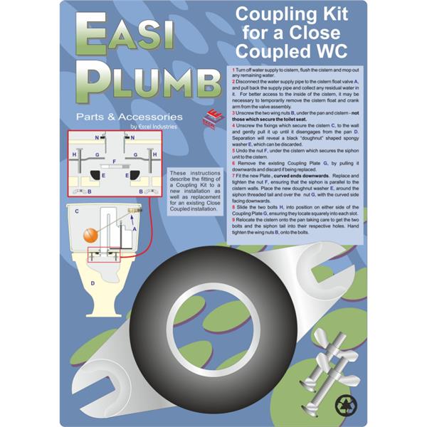 EasiplumbClose Coupling Plate & Washer Set