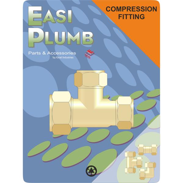 Easiplumb3/4" x 1/2" x 1/2" Unequal Tee