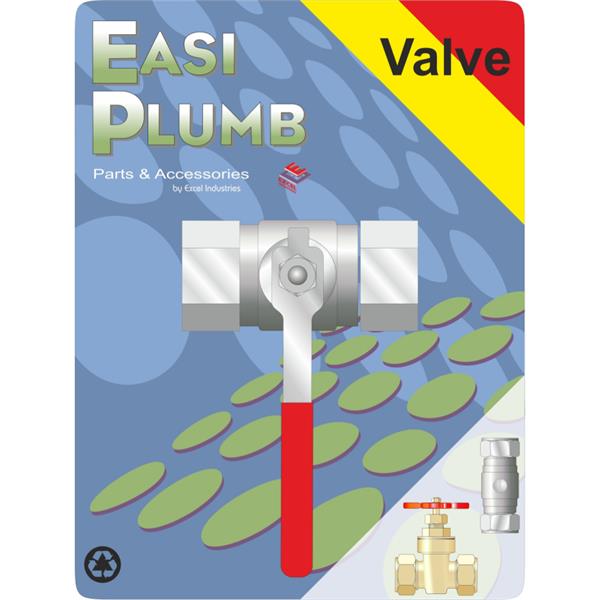Easiplumb3/4" F x F L/A Ballvalve