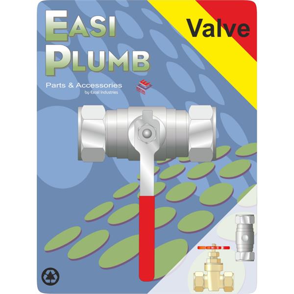 Easiplumb3/4" C x C L/A Ballvalve