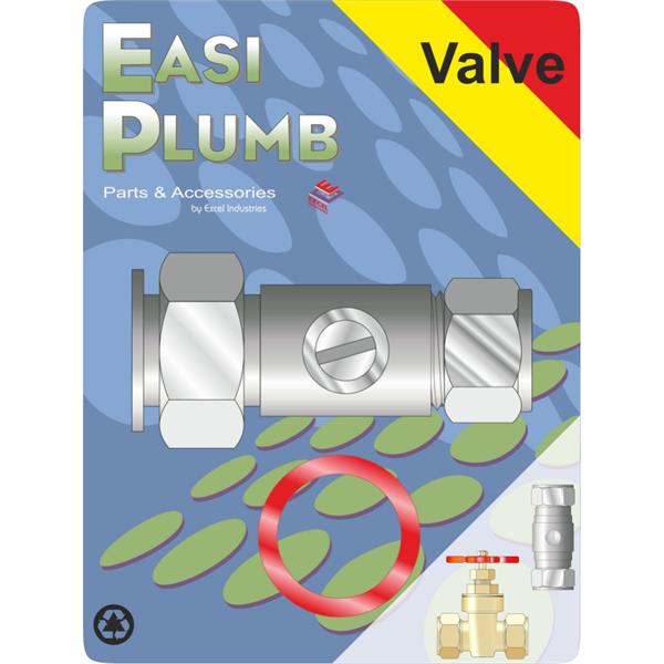 Easiplumb1/2"Cu x Fi Straight Pattern Service Valve