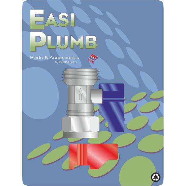 EasiplumbSingle Straight Pattern Appliance Valve