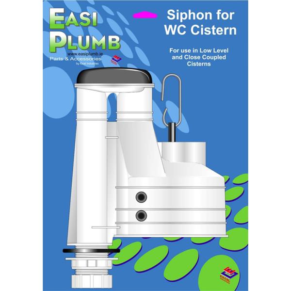 Easiplumb7" Internal Overflow Siphon - Rectangular