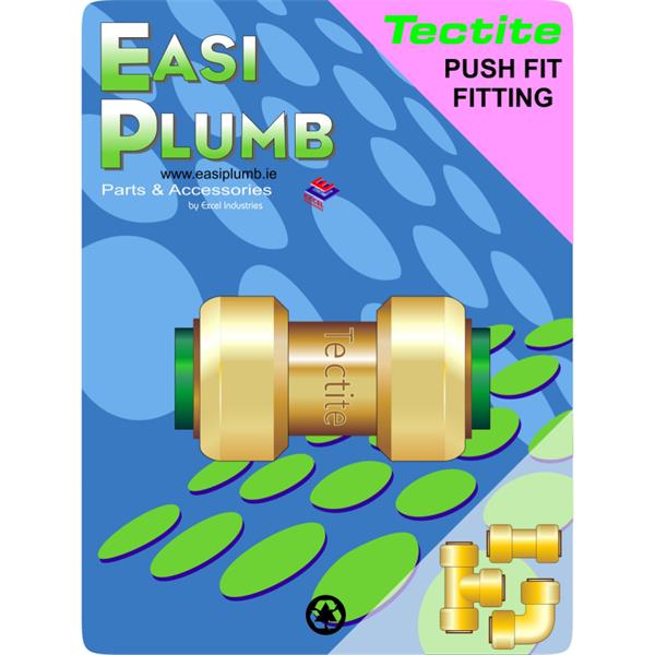 Easiplumb1/2" Pushtite Straight Coupling