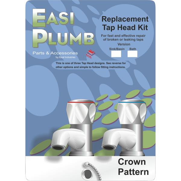 Easiplumb3/4" Replacement Tap Head Kit Crown Pattern