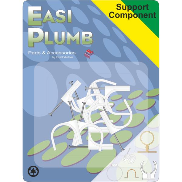EasiplumbPk/5, 3/4" Nail Pipe Clips
