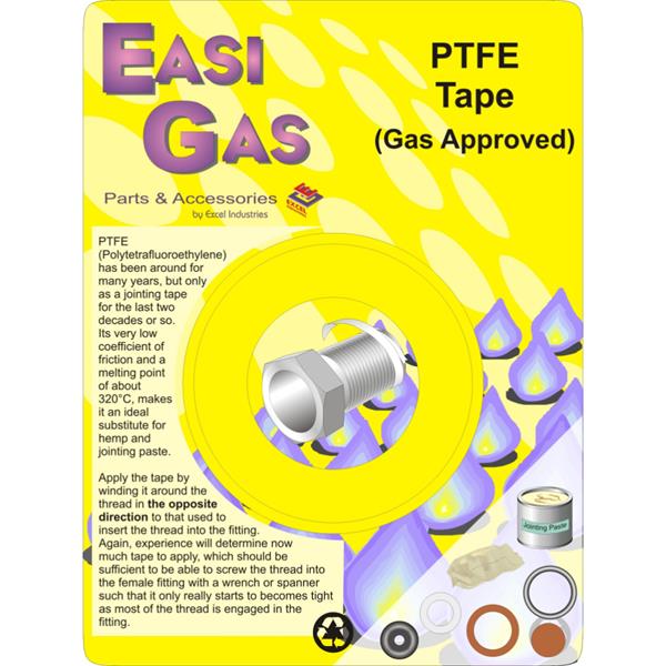 EasiplumbRoll of PTFE Tape for Gas