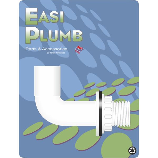 Easiplumb21mm Overflow Bent Tank Connector