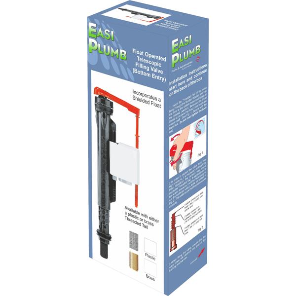Easiplumb1/2" Bottom Entry Filling Valve - (Brass Tail)