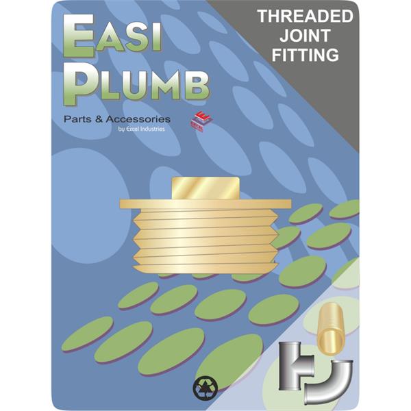 Easiplumb1/2" Brass Blanking Plug