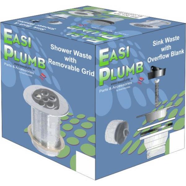 Easiplumb11/2" PVC Sink Waste, Plug & Overflow Blank