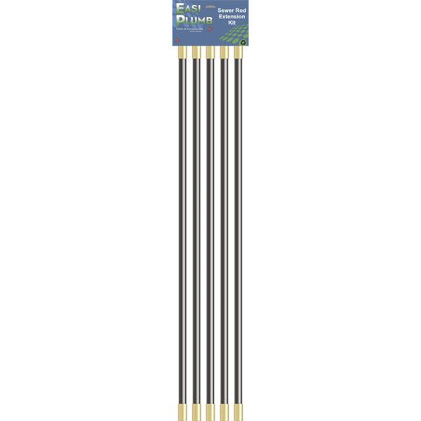 EasiplumbSet of 5 Drain Clearing Rods Only