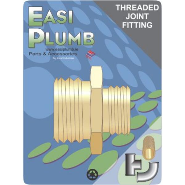 Easiplumb3/4" x 1/2" Brass Reducing Nipple
