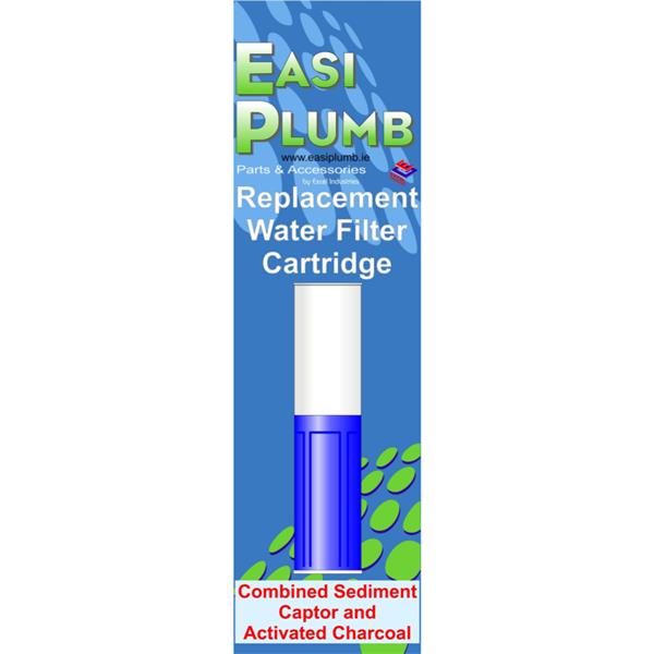 EasiplumbFilter Cartridge Sediment Captor & Activated Charcoal