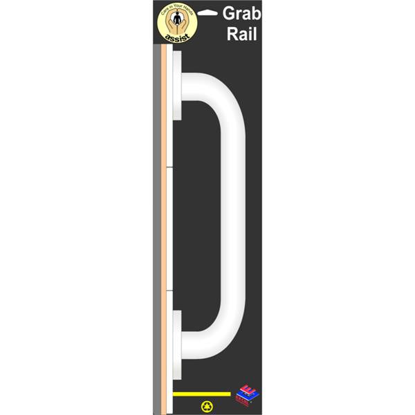 EasiplumbAssist 12" White Safety Grab Rail