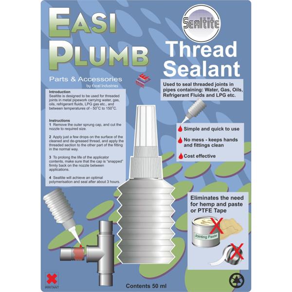 Easiplumb50ml Bottle of Sealtite Thread Sealant