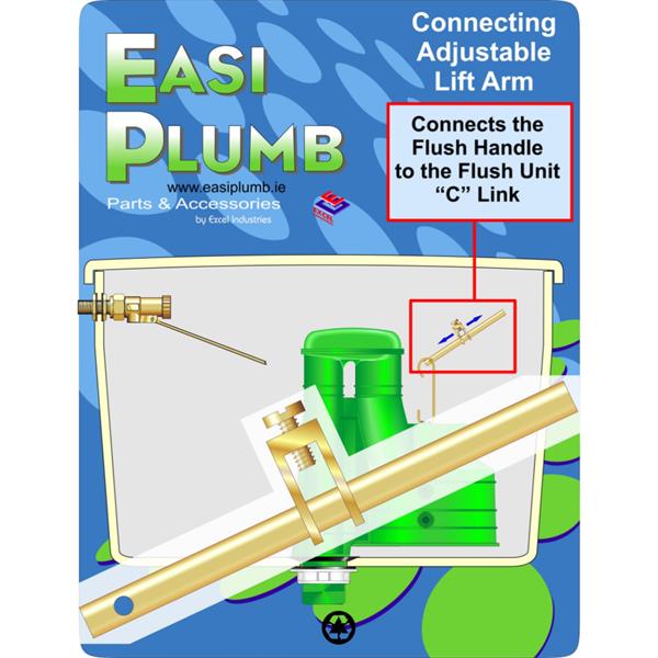 EasiplumbBrass Lift Arm For Siphon