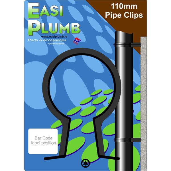EasiplumbPack of 2 x 4" Wall Brackets