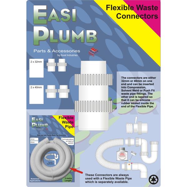 Easiplumb32mm Connector for Flexy Waste