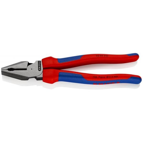 Knipex02 02 225 SB High Leverage Multi-component Grip Combination Pliers