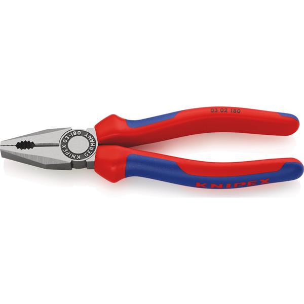 Knipex03 02 180 SB Multi-component Grip Combination Pliers
