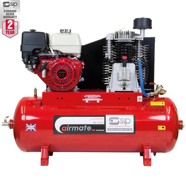 SipISHP11/200 Industrial Petrol Compressor