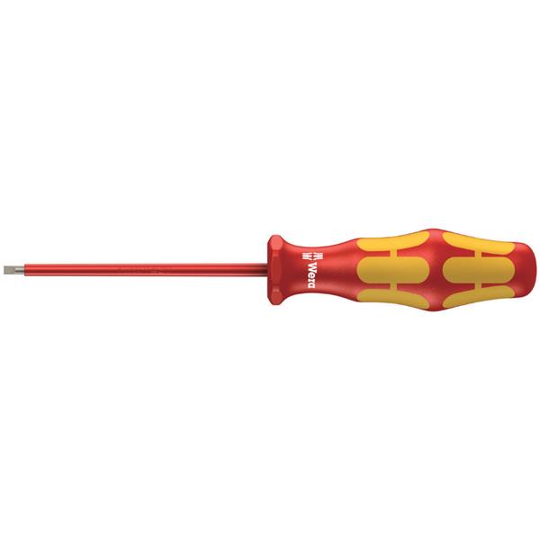 Wera05006100001 160 i VDE Insulated screwdriver for slotted screws (0.4 x 2.5 x 80 mm)