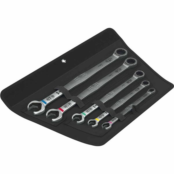 Wera05020380001 6007 Joker 5 Set 1 Ring Ratchet Spanner Set - 5pc
