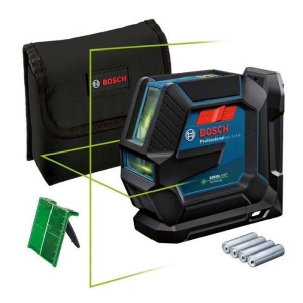 BoschGLL 2-15 G + LB 10, Professional Green Beam Line Laser (Carton)