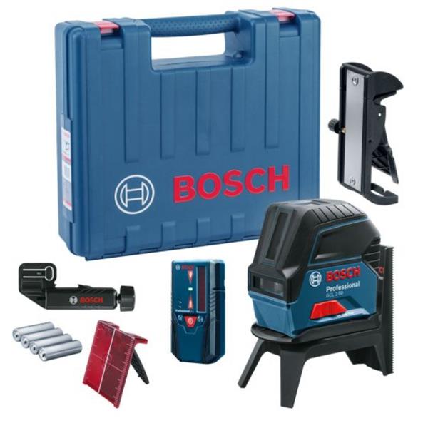 BoschGCL 2-50 Professional Self Levelling Combi Line & Point Laser + LR6 Receiver