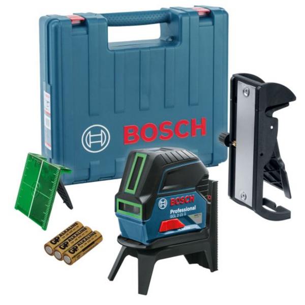 BoschGCL 2-15 G + RM1 Professional Green Beam Combi Laser + Carry Case