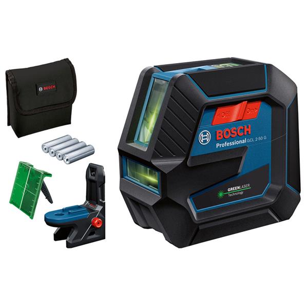BoschGCL 2-50 G + RM 10, Professional Green Beam Combi Laser