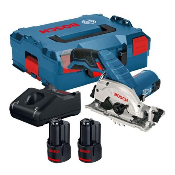 BoschGKS 12V-26 12v Professional Circular Saw in L-Boxx (2x2.0Ah)