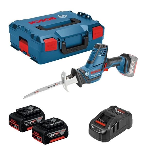 BoschGSA 18V-LI C 18V Compact Reciprocating Saw (2x5Ah)