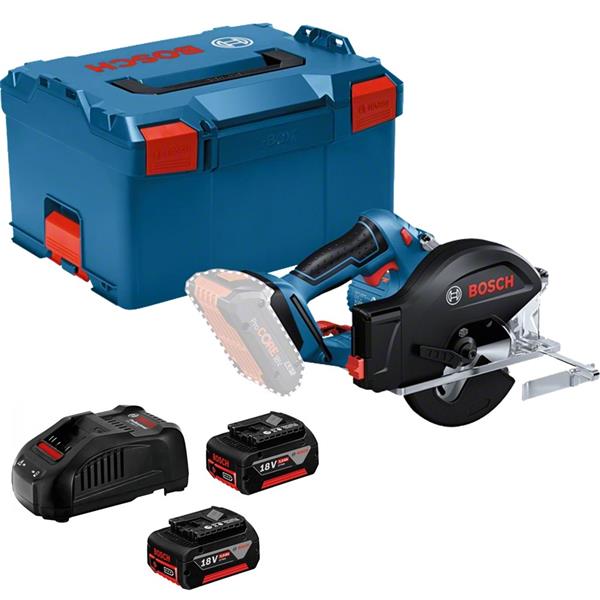 BoschGKM 18V-50 Metal Cutting Circular Saw in L-Boxx (2x5ah)