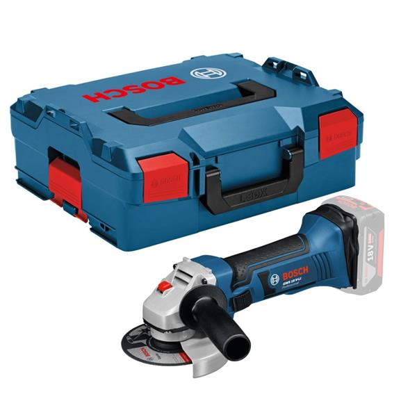 BoschGWS 18V-LI 18V 115mm Angle Grinder in L Boxx (Bare Unit)