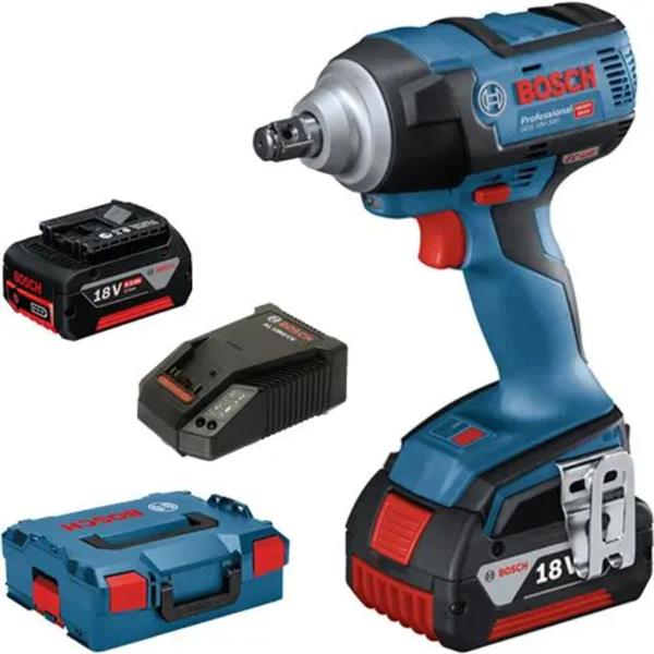 BoschGDS 18V-300 Brushless 18V 1/2" Wrench (2x5Ah)